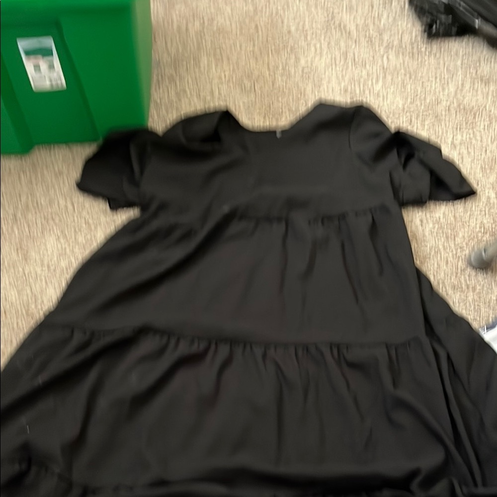 Black Tiered Dress